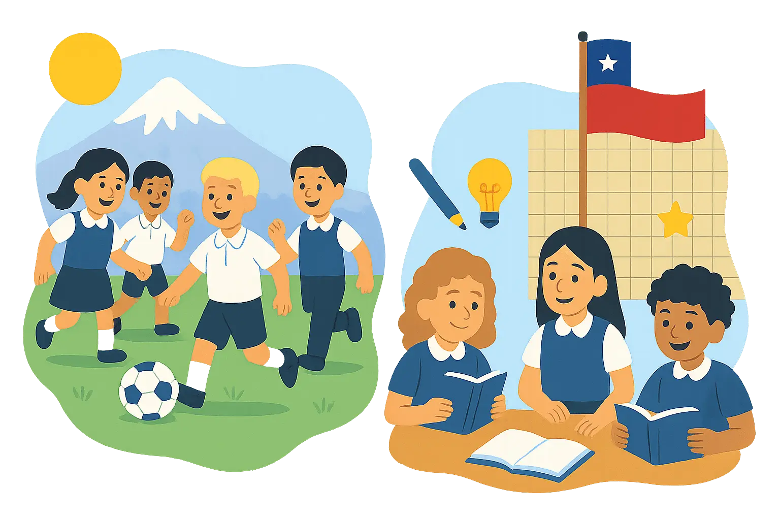 Estudiantes chilenos felices - Encuentra y compara colegios en Chile